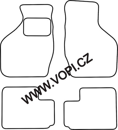 Textil-Autoteppiche Suzuki Ignis 09/2003 - 2008 Perfectfit (4526)